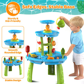 DUONIZAY easy-clean surfaces make maintenance quick after messy play sessions.