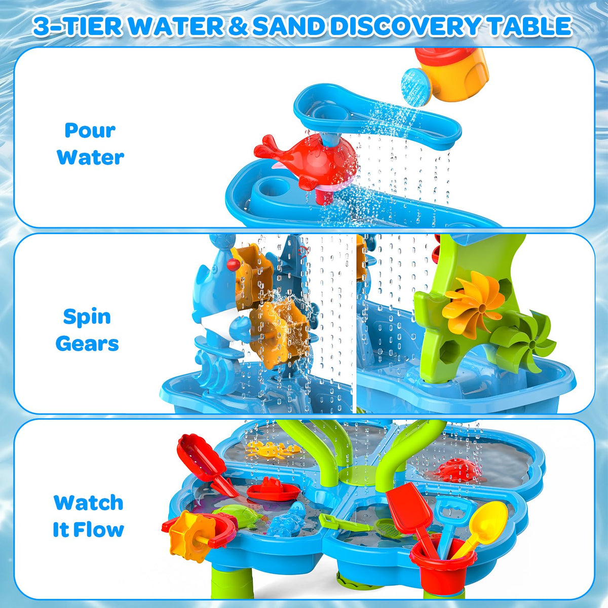 DUONIZAY Sturdy base ensures safe, stable play for toddlers.