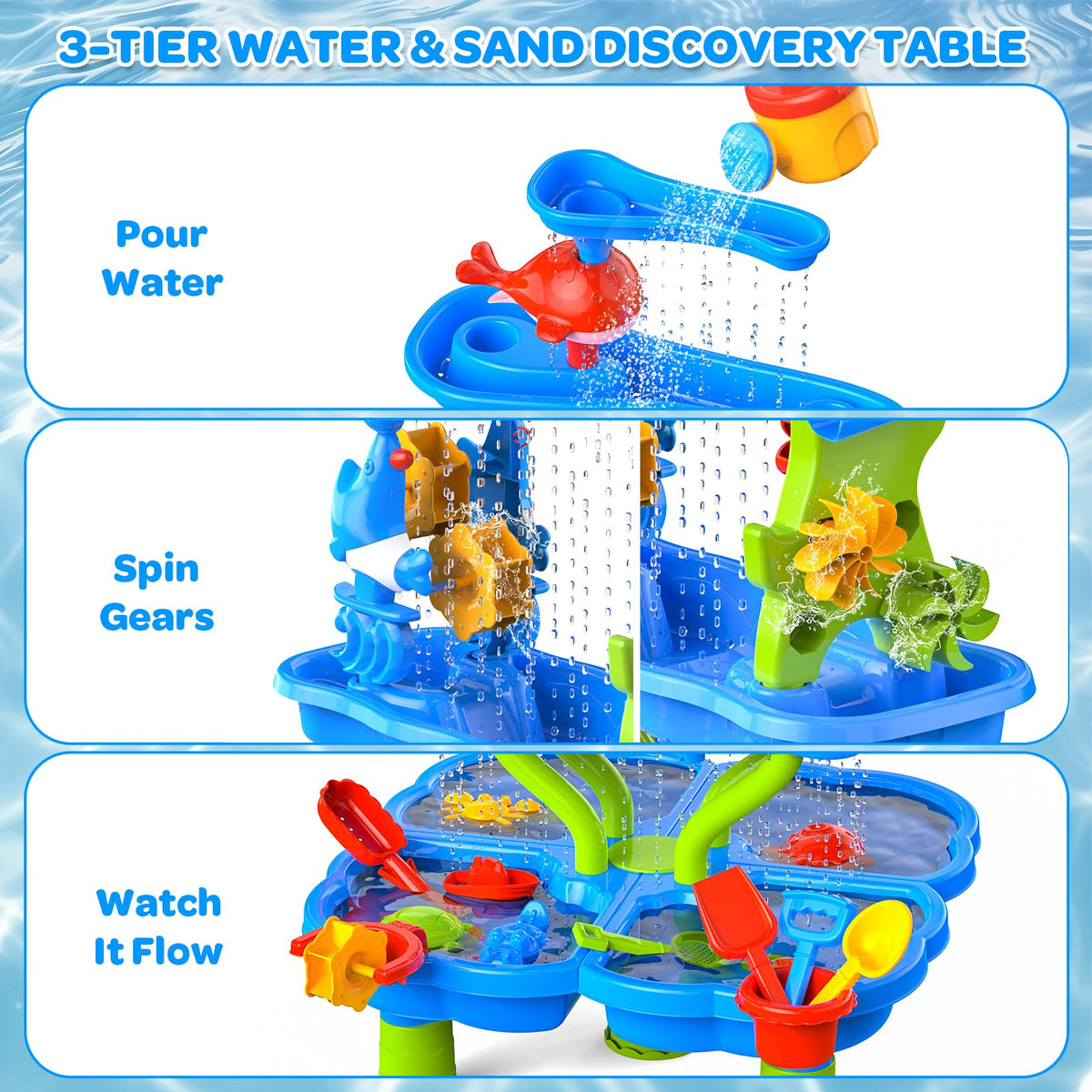 DUONIZAY accessories for pouring and scooping enhance sensory exploration