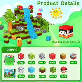 DUSH PACE 120-piece set enables endless construction and creativity.