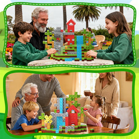 DUSH PACE Storage bag keeps blocks organized and portable.