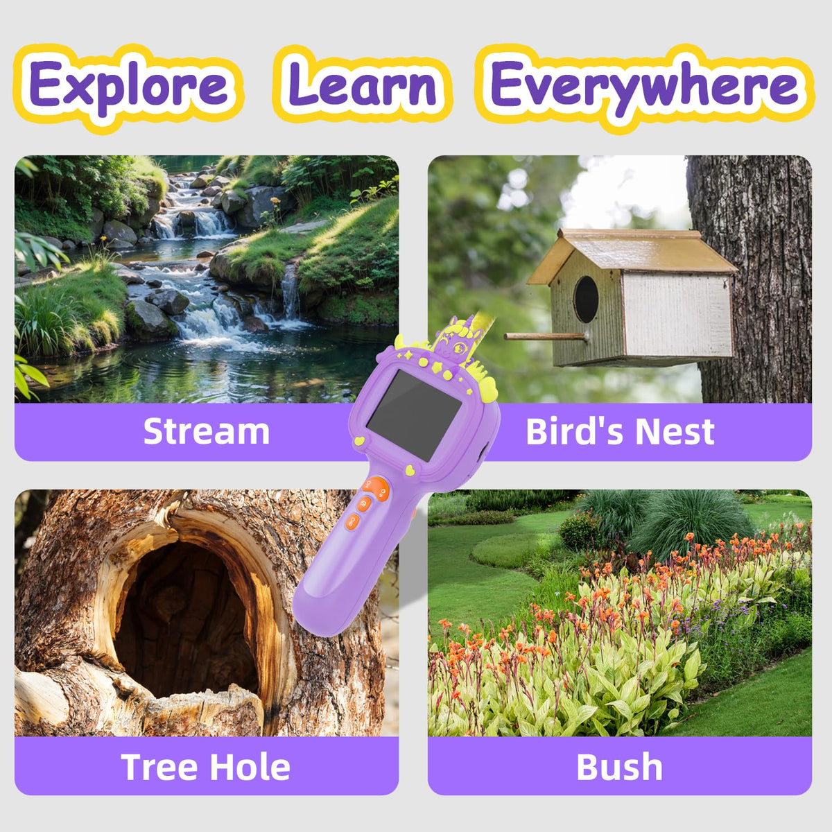 Duskeep borescope backyard discovery inspires nature exploration for kids.