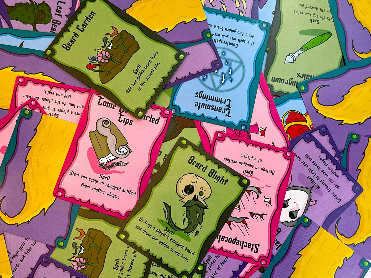 Player setup showing 2-5 players ready for a fast, social game night.