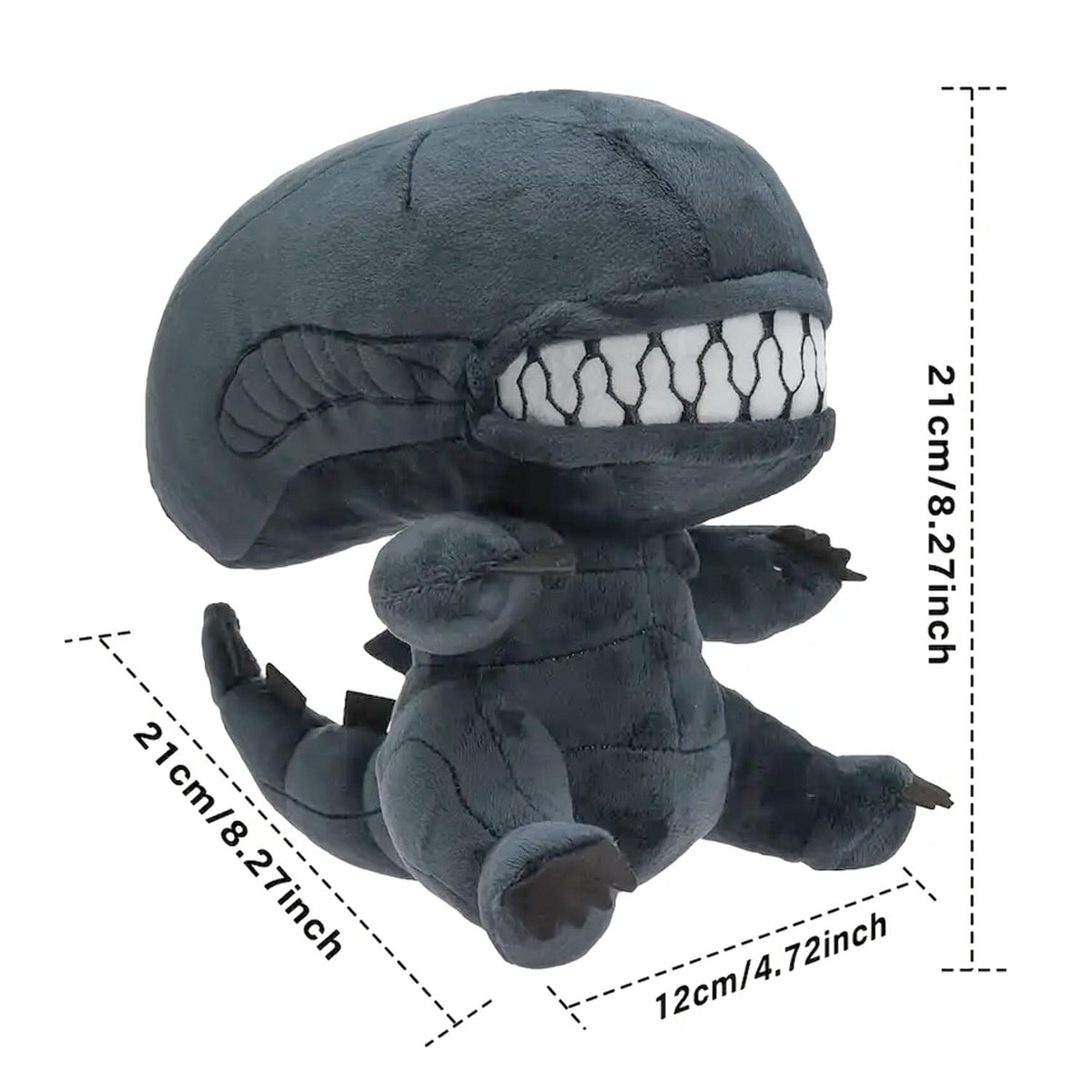 DUUGER Monster Alien stuffed animal 11-8inch, a larger cuddly friend for imaginative play.