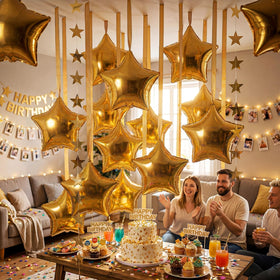 Duraaamo satin gold ribbon enhances hanging decor with elegant drape