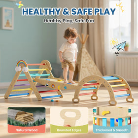 Duwenem ramp features built-in slide for dynamic indoor fun.