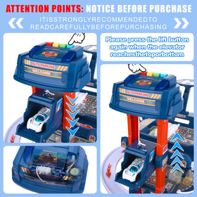 DUYOUU five alloy die-cast cars add durable color for hands-on play.