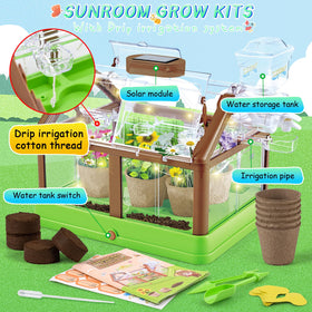 DUYOYU Kids Garden Kit sprouts image highlights early growth for learning.