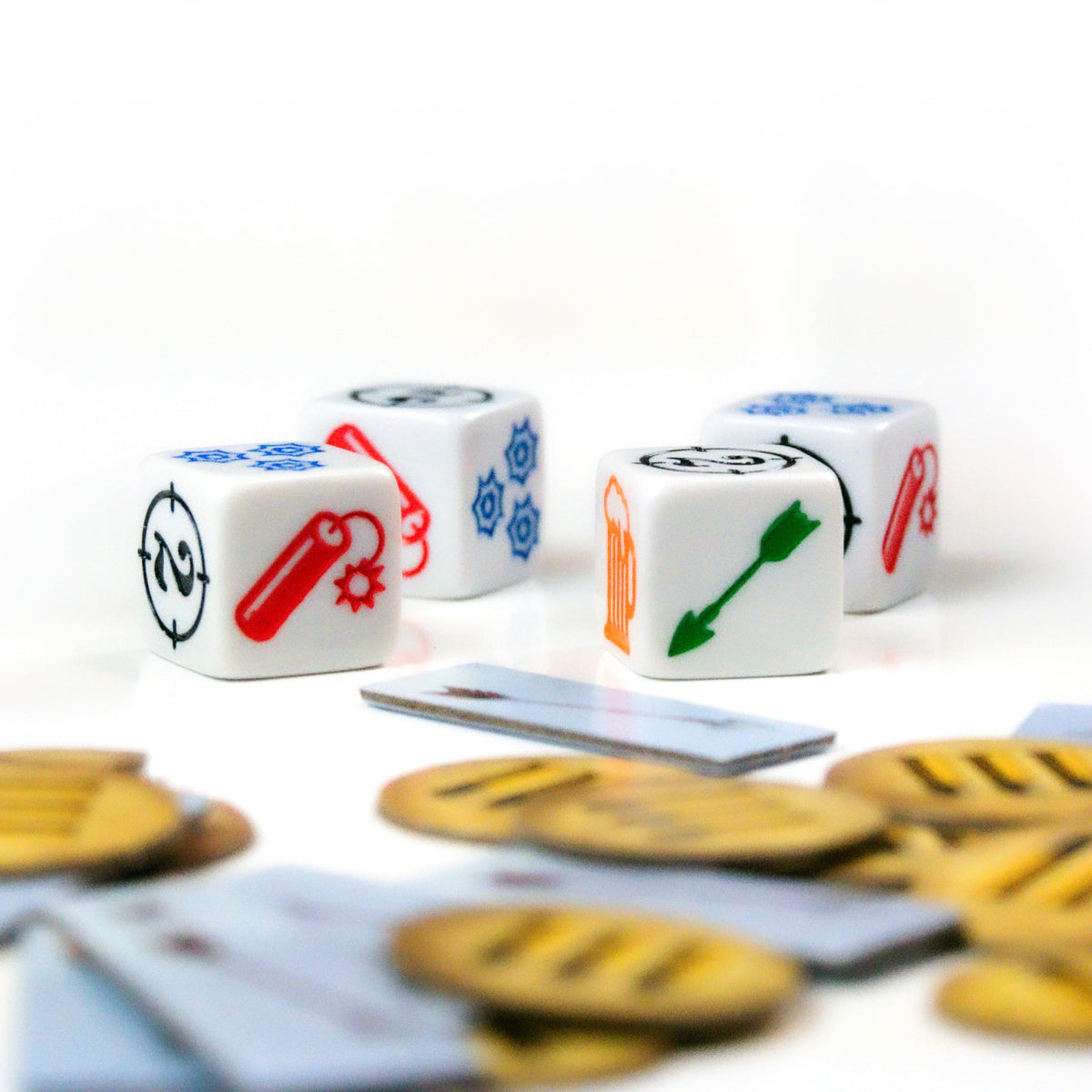 dV Giochi Da Vinci Bang! dice game standalone for fast play without extra packs.