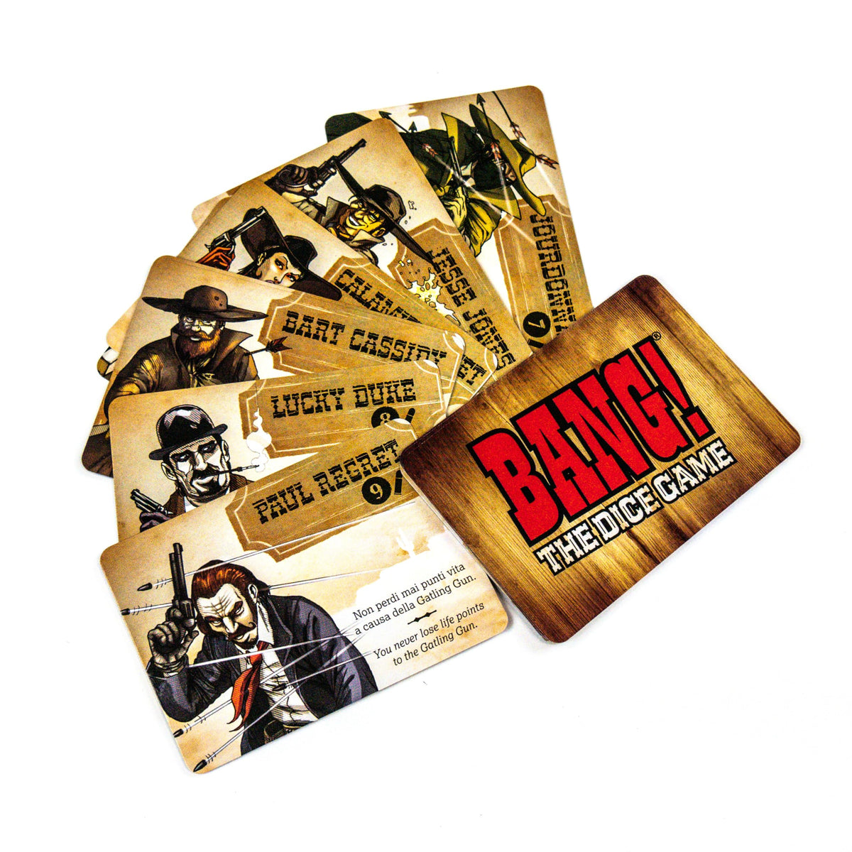 dV Giochi Da Vinci Bang! dice game western theme fuels lively table talk.