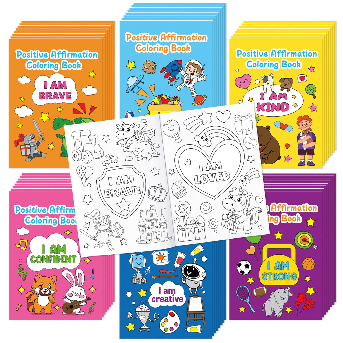 Dvbonike affirmation coloring book cover design 1 promotes creative confidence.