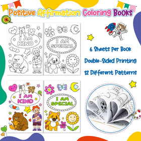 Dvbonike affirmation coloring book cover design 3 encourages positive identity and focus.