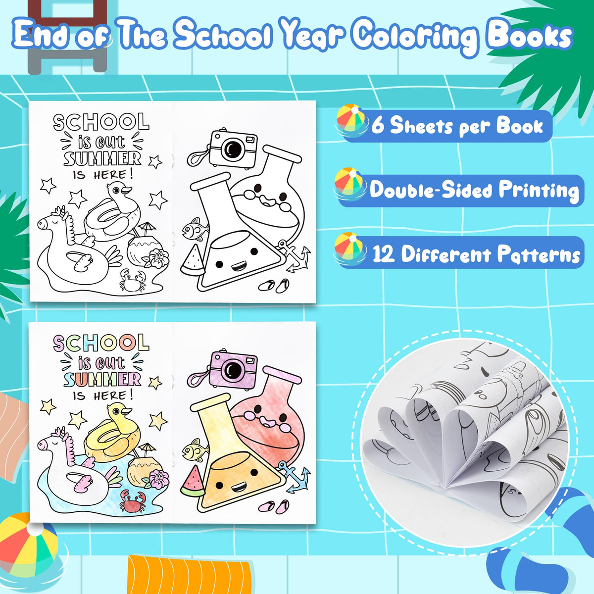 Dvbonike six-cover coloring collection: diverse designs to spark creativity.