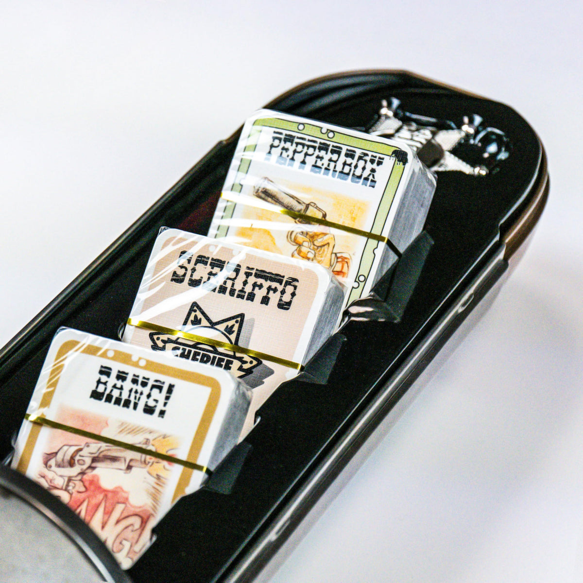 dV Giochi BANG! A Fistful of Cards pack adds dramatic twists.