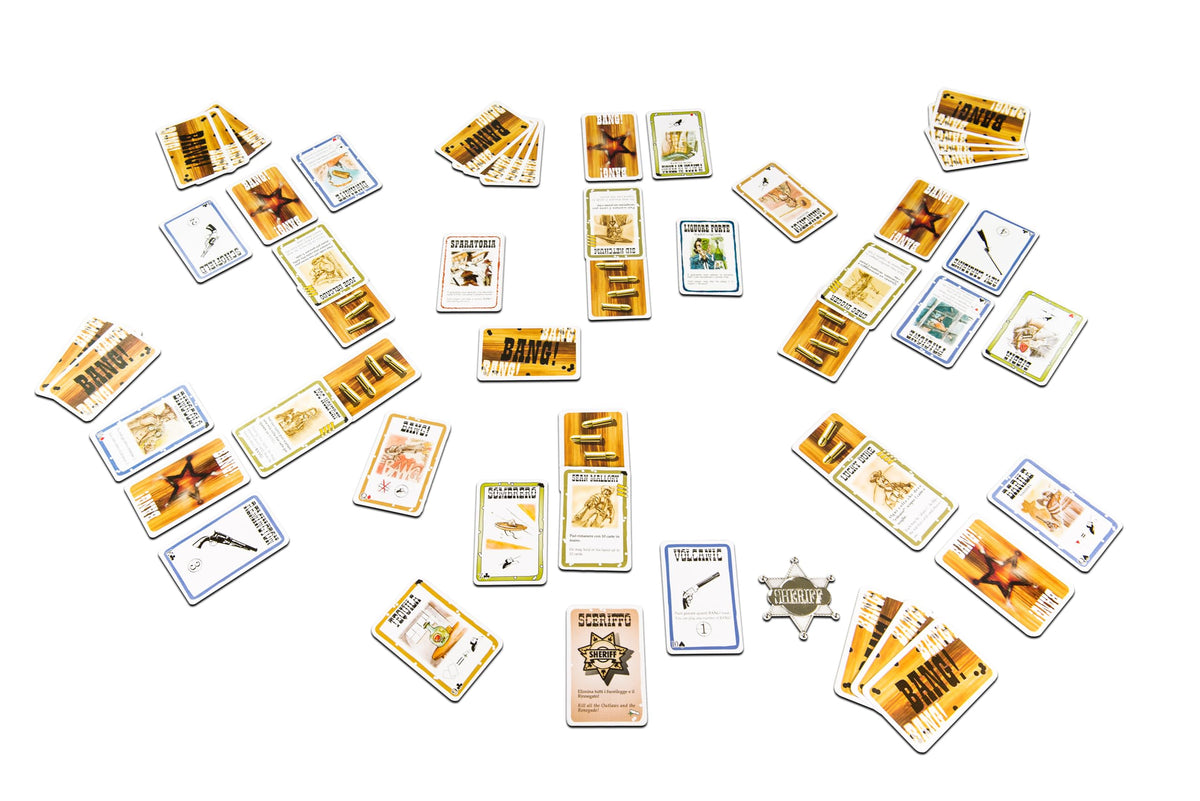 dV Giochi BANG! Dodge City expansion box reveals new abilities and depth.