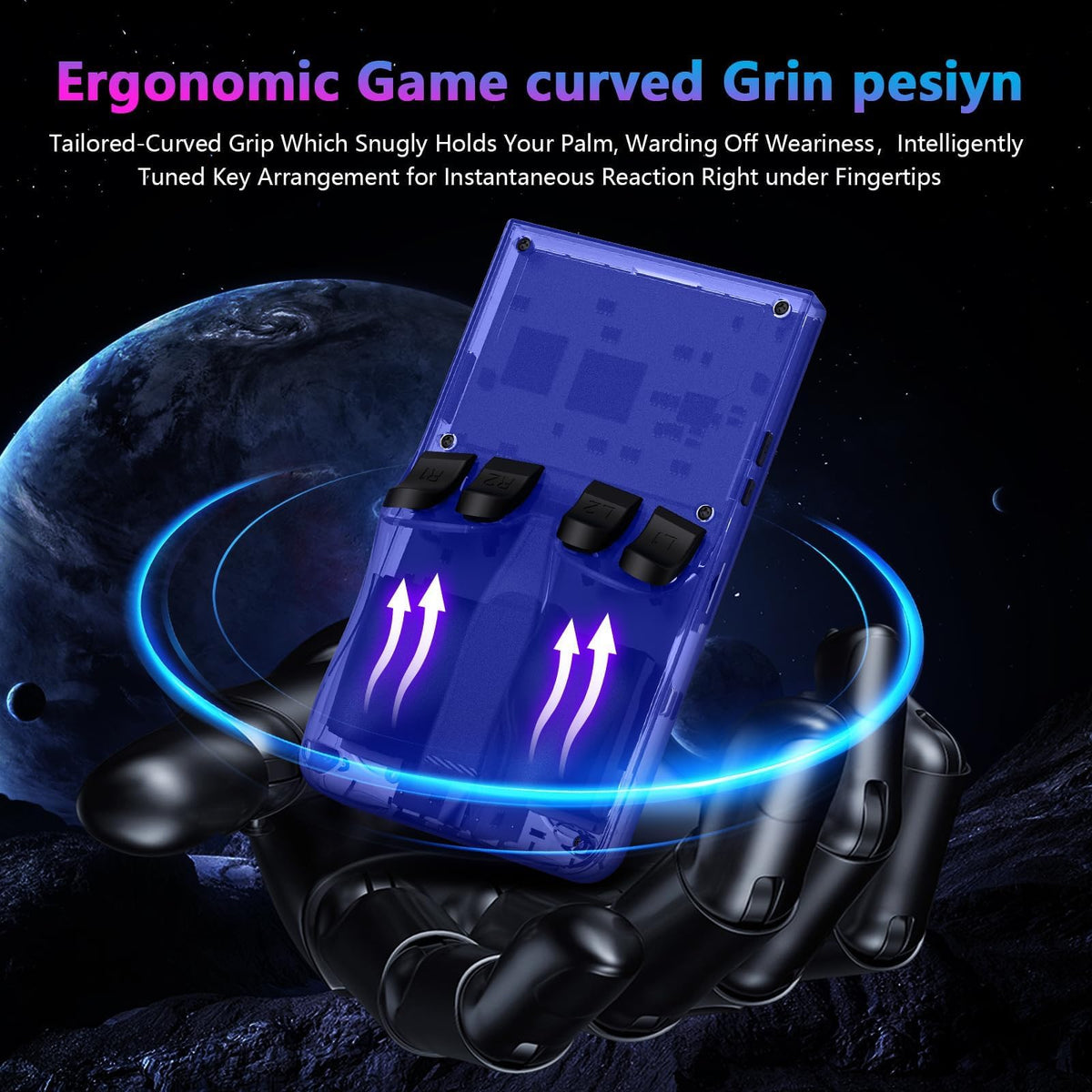DVJQSN R36MAX 4000mAh battery indicator for extended play