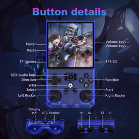 DVJQSN R36MAX dual joysticks and ergonomic grips enable precise control