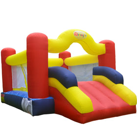 Dvreugde bounce house inflates quickly for backyard fun
