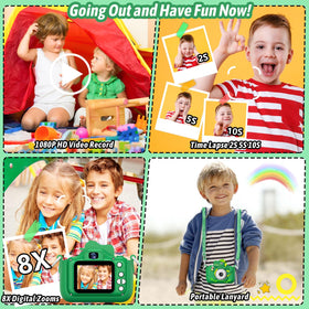 Dwfit camera with built-in games for entertaining learning moments.