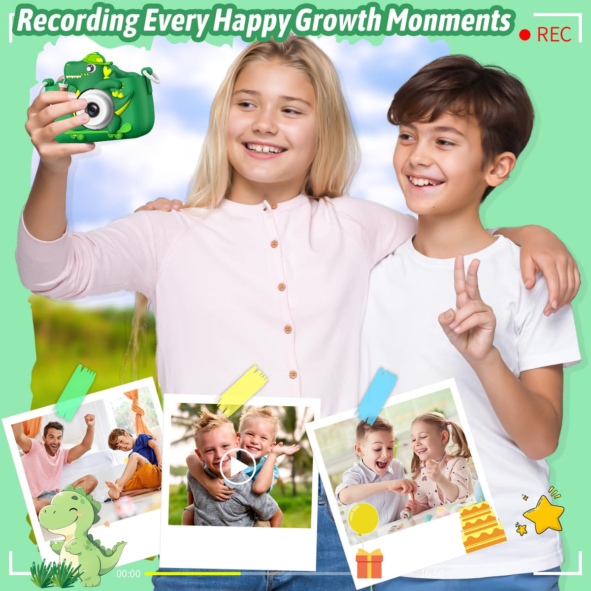 Dwfit camera supports real-time video recording to capture moments.