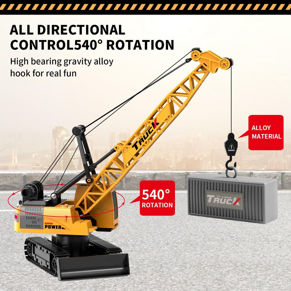 Durable ABS construction for indoor and outdoor construction play