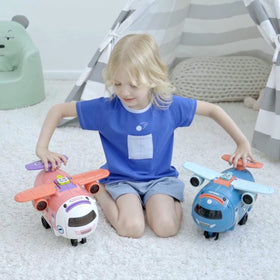 Dwi Dowellin Airplane Car Toy driving mode with steering for interactive play