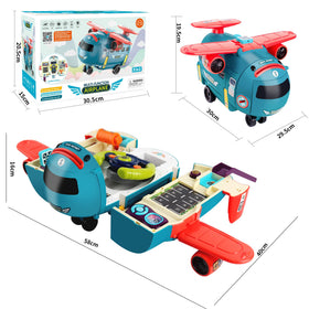 Dwi Dowellin Airplane Car Toy uses safe ABS materials and smooth edges