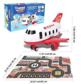 Dwi Dowellin light-up plane adds sensory excitement during playtime.
