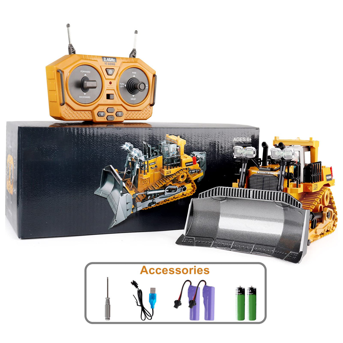 Dwi Dowellin bulldozer ideal for sand pit play and outdoor adventures.