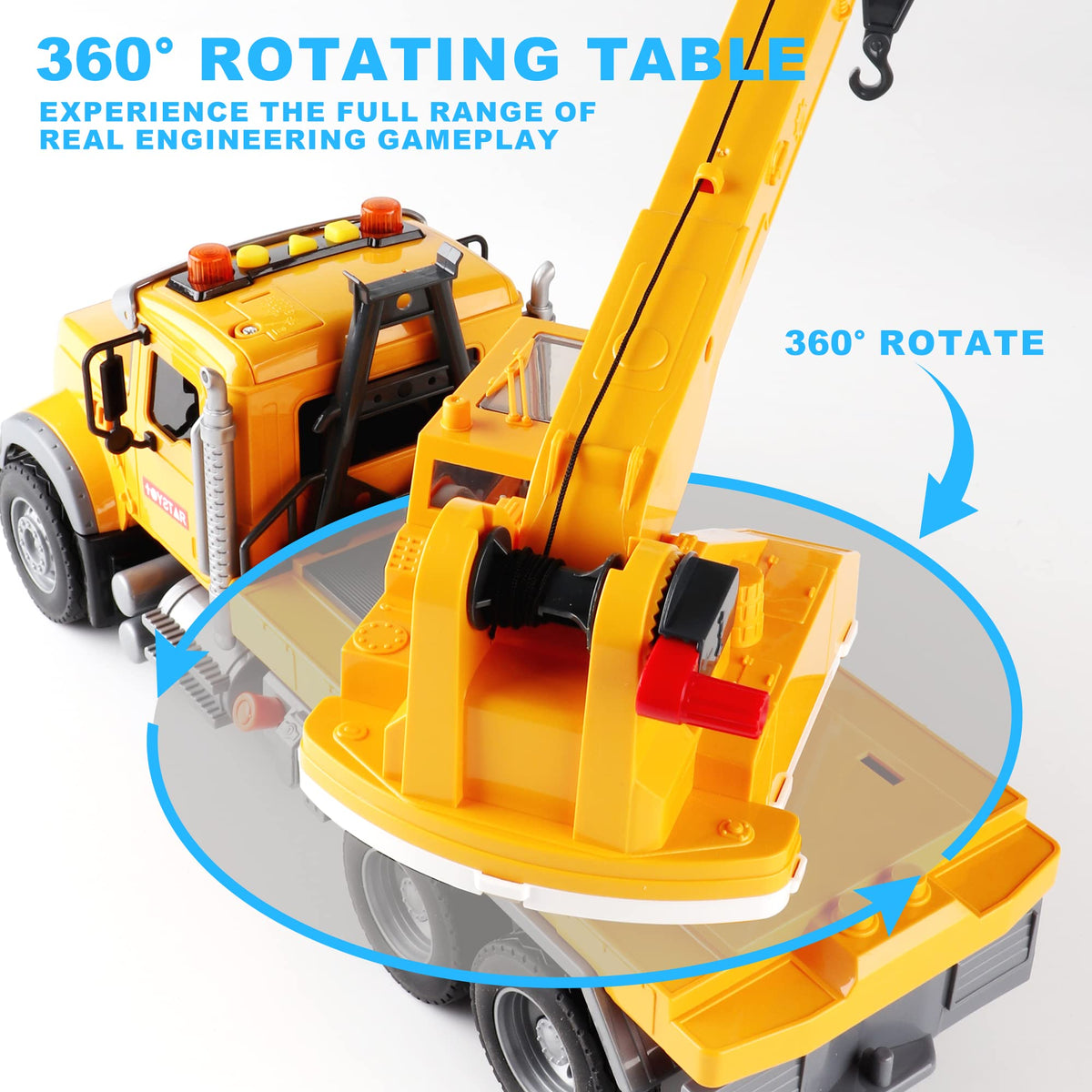 Dwi Dowellin crane truck control handle for precise lifting.