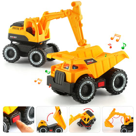 Dwi Dowellin dump truck bed with lights enhances interactive play and storytelling.