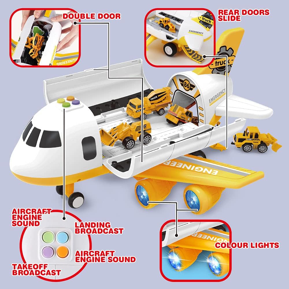 Dwi Dowellin excavator toy for construction site pretend play.