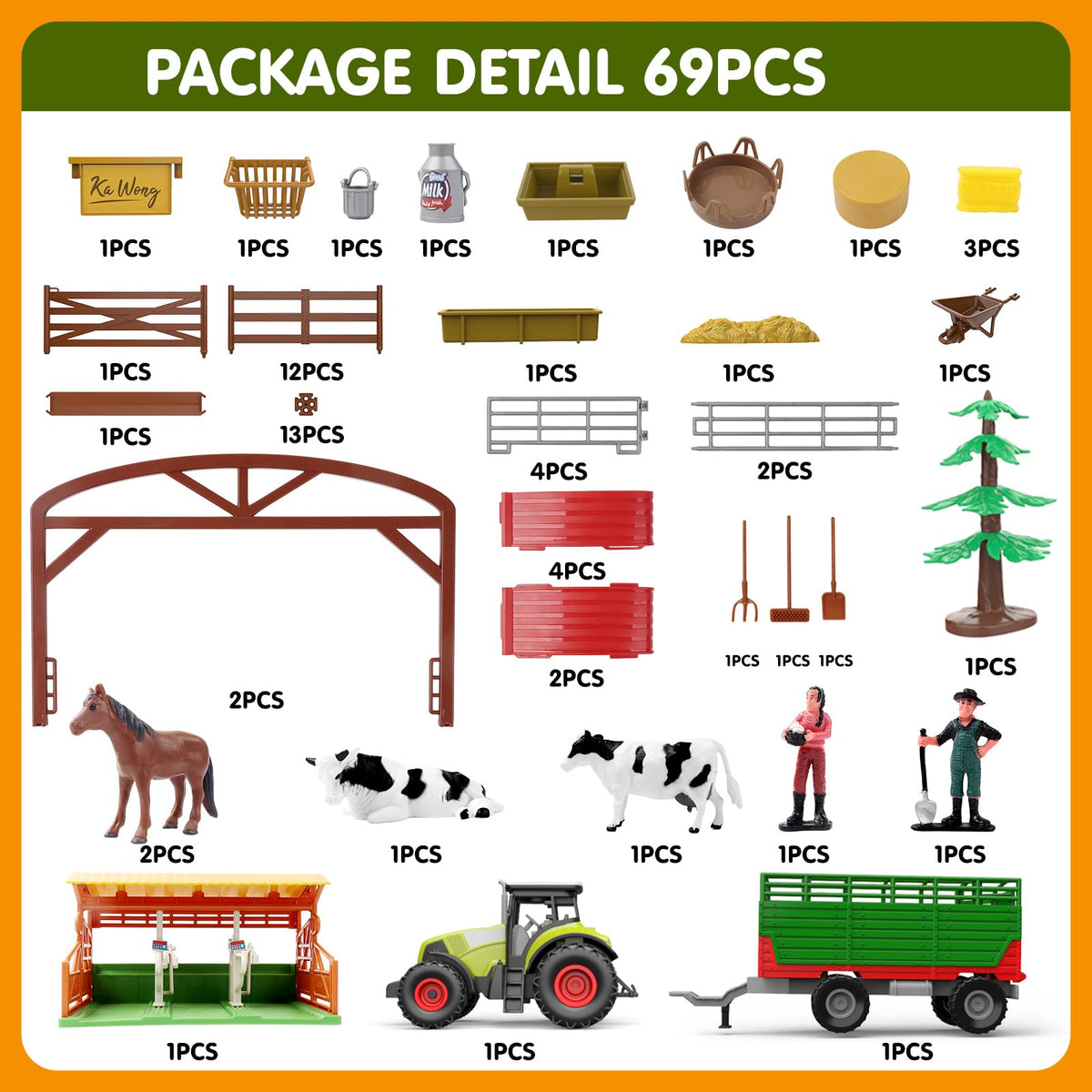 Dwi Dowellin Milking Shed and base to build farm scenes