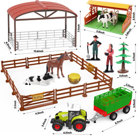 Dwi Dowellin Farm Playset Fence and base for stable scenes