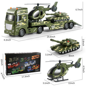 Dwi Dowellin Green Military Big Truck Toys inspires kids' convoy adventures and role play.