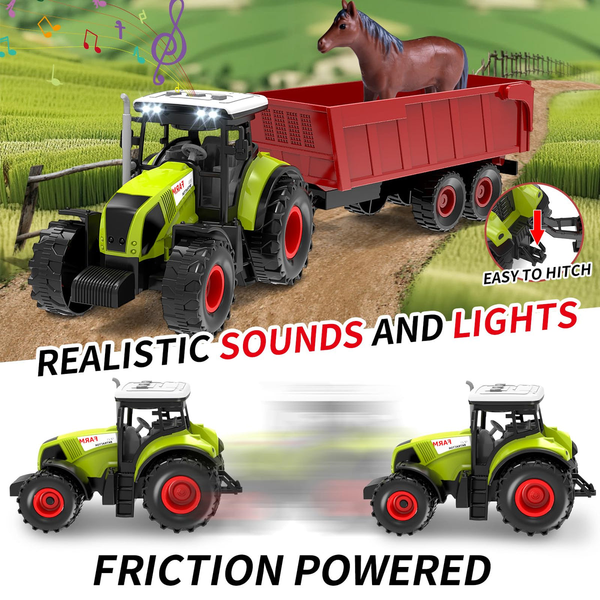 Dwi Dowellin large animal house for safe, imaginative barnyard scenes