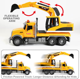 Dwi Dowellin excavator truck side view showing sturdy build