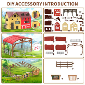 Dwi Dowellin realistic farm animals set sparks creative role play