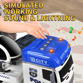 Dwi Dowellin toddler racing car for quick action play and role-play adventures.