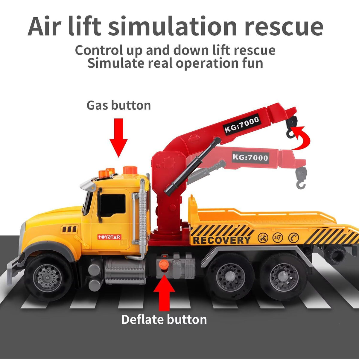 Dwi Dowellin tow truck towing ramp extended enables loading mini vehicles.