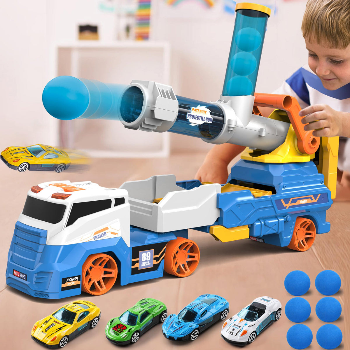 Dwi Dowellin Carrie truck toy racing cars for fast-paced racing play