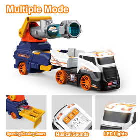 Dwi Dowellin truck with lights and sounds for interactive play.