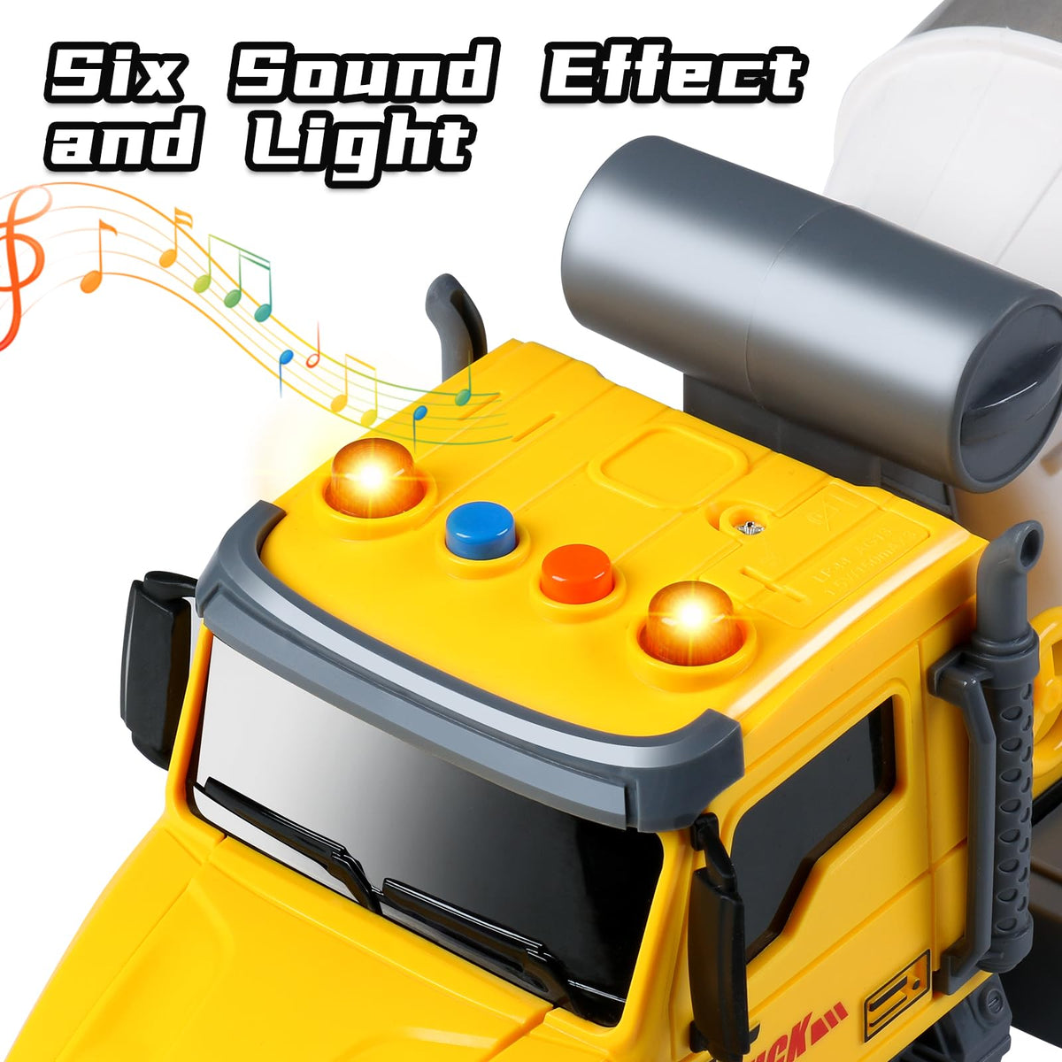 DWIRCTOYS construction vehicle loading sand and dumping for creative play