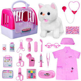 DWMTGS Doctor Kit with stethoscope heartbeat for realistic pretend play