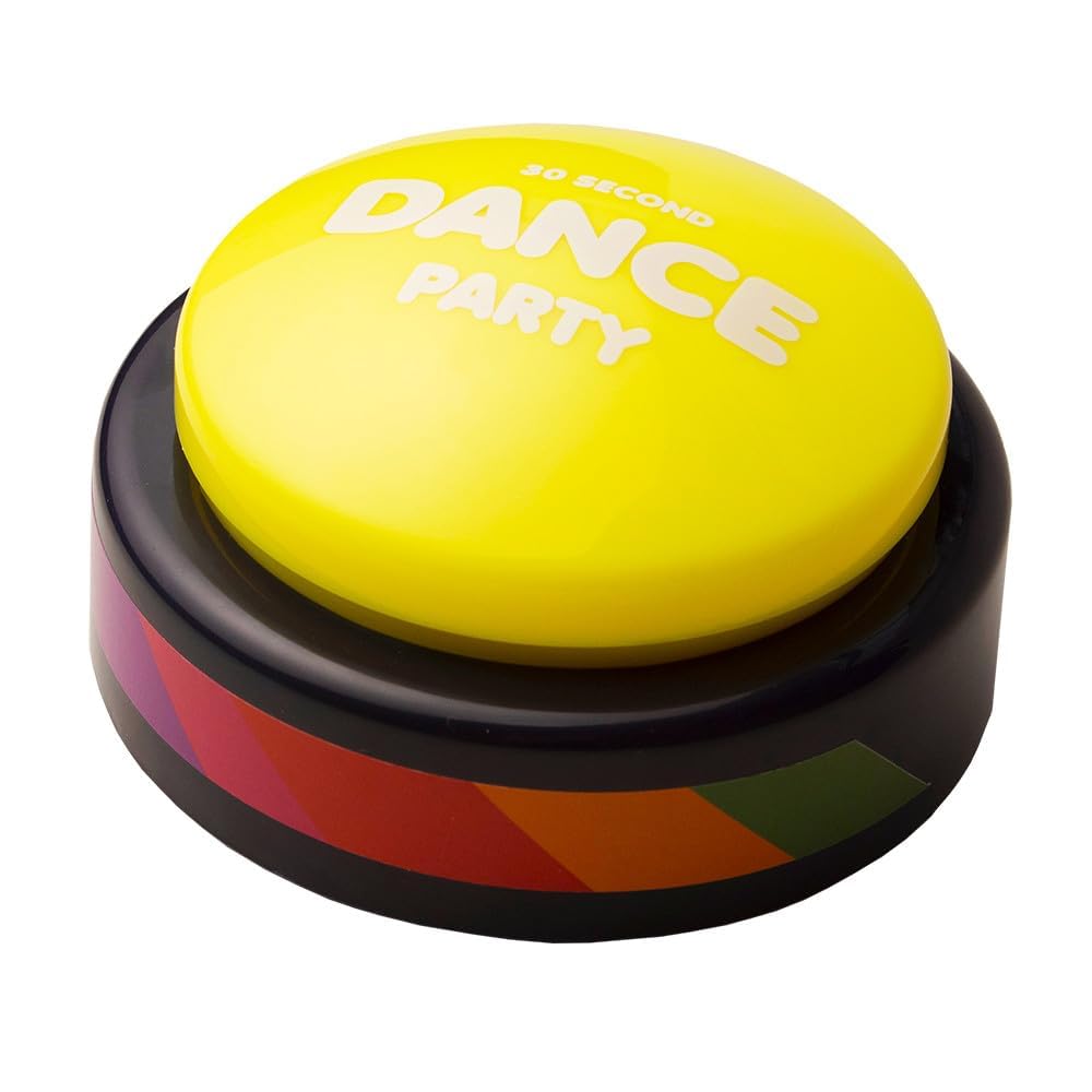 DYALE 30-Second Dance Party Button front view with LED lights sparks instant energy