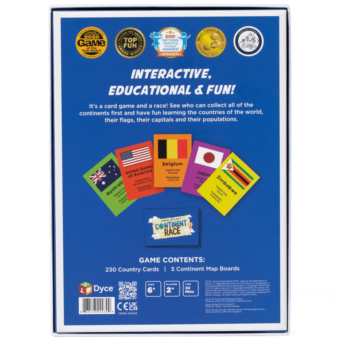 DYCE Continent Race classroom scene showing collaborative geography activity