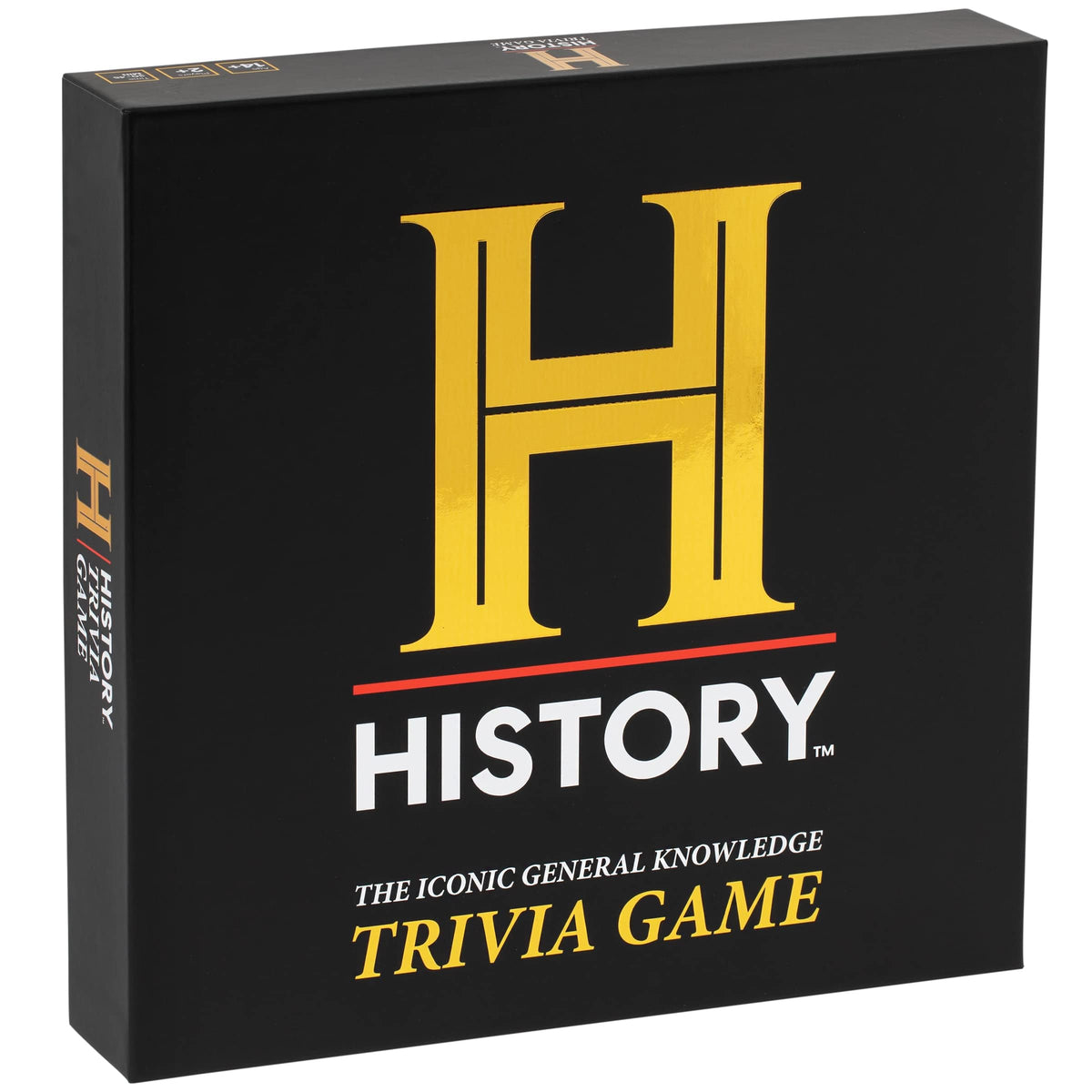 DYCE History Channel Trivia Game packaging with official branding for credible family fun