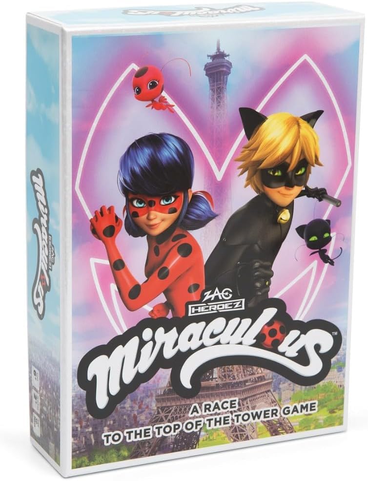 DYCE Miraculous Eiffel Tower board invites family play with vibrant visuals.