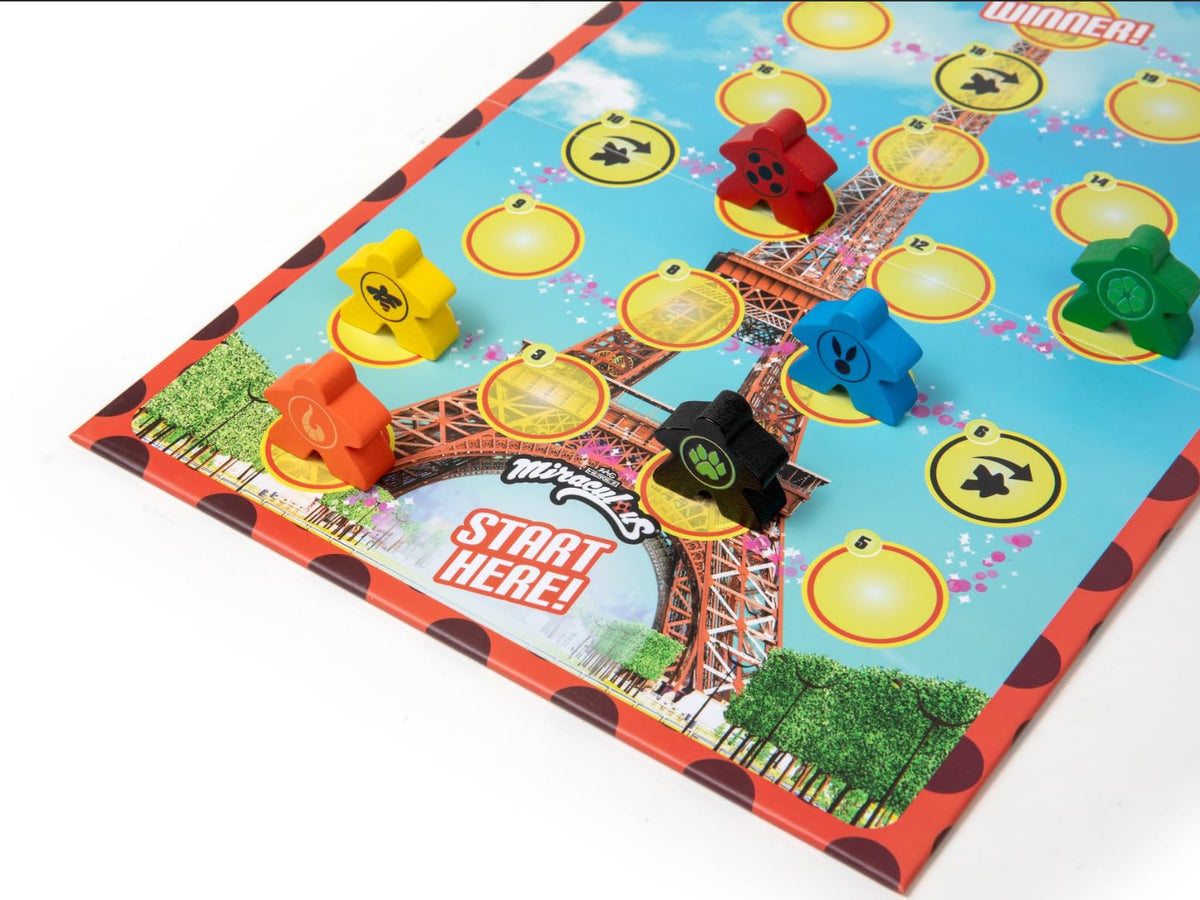 DYCE Miraculous Eiffel Tower board section adds suspenseful climbs.