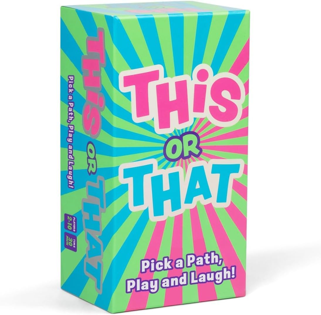 DYCE This or That pyramid-choices: a fun setup for family game night and lively guesses